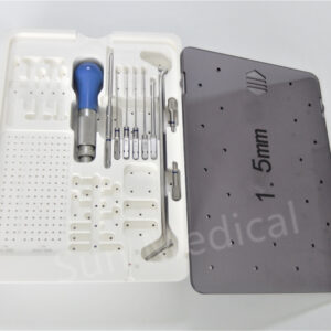 Micro &Mini Plate and Screw (1.5mm) Instrument Set